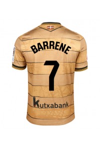 Real Sociedad Ander Barrenetxea #7 Voetbaltruitje Uit tenue 2024-25 Korte Mouw